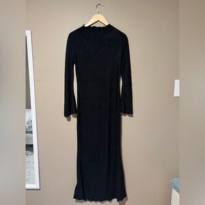 Elegant Black Long Sleeve Dress